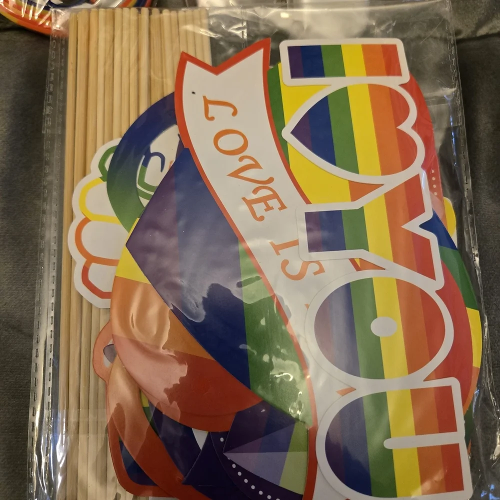 Rainbow Party Supplies Set